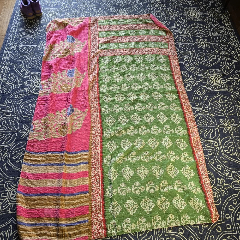 Artisan kantha quilted